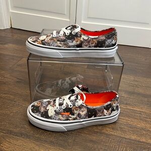 NWT Vans X ASPCA Limited Edition Cat Sneaker Size Men’s 4.5-Womens 6 Multicolor